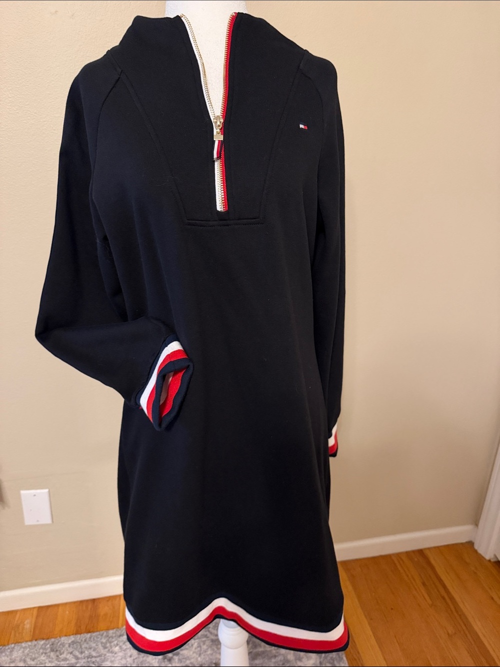 Jersey long sleeve dress